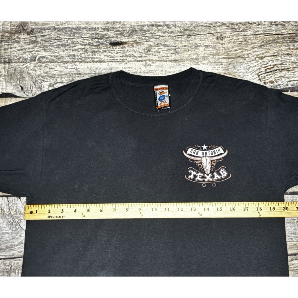 The Duck CO Company San Antonio Texas Lone Star T Shirt Mens Size Medium Black - Picture 5 of 6